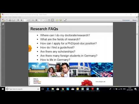 How to find a PhD Guide in Germany?